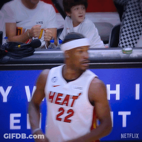 A Basketball Player With The Number 22 On His Shirt GIF