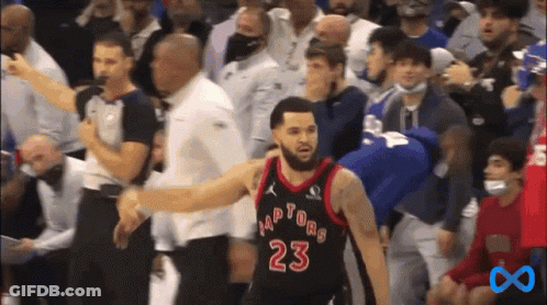 A Basketball Player With The Number 23 On His Jersey GIF
