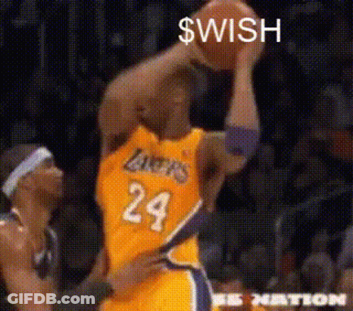 A Basketball Player With The Number 24 On His Jersey Is Holding A Basketball In His Hand . GIF