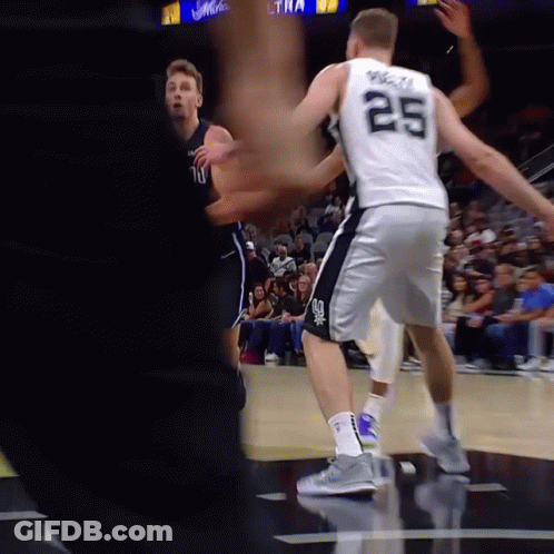 A Basketball Player With The Number 25 On His Shirt GIF