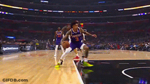 A Basketball Player With The Number 27 On His Shirt GIF