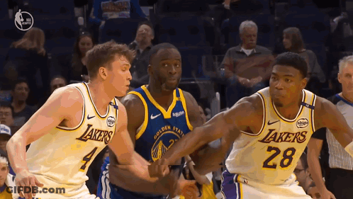 A Basketball Player With The Number 28 On His Jersey GIF
