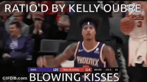 A Basketball Player With The Number 3 On His Jersey GIF