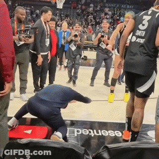 A Basketball Player With The Number 3 On The Back Of His Shirt GIF