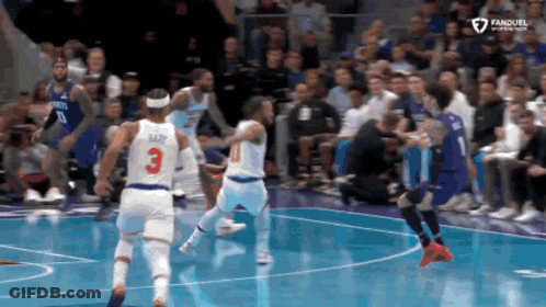 A Basketball Player With The Number 3 On The Back Of His Shirt GIF