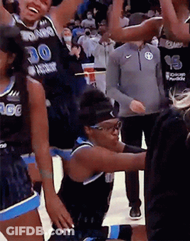 A Basketball Player With The Number 30 On His Jersey Is Kneeling Down GIF
