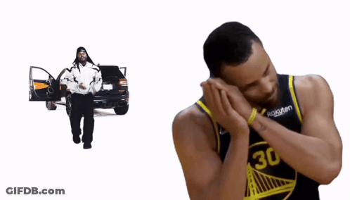 A Basketball Player With The Number 30 On His Jersey Looks Down GIF