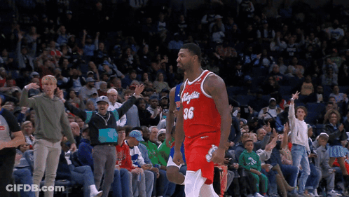 A Basketball Player With The Number 36 On His Shirt GIF