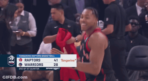 A Basketball Player With The Number 4 On His Jersey GIF