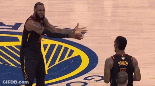 A Basketball Player With The Number 5 On His Jersey GIF