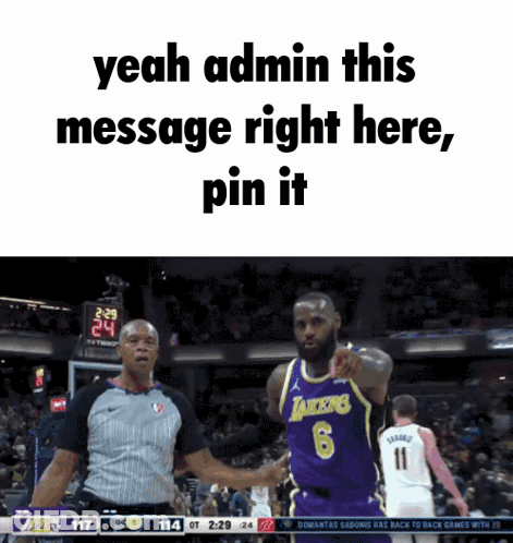 A Basketball Player With The Number 6 On His Jersey Is Talking To A Referee GIF