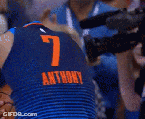 A Basketball Player With The Number 7 On His Jersey GIF