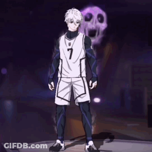 A Basketball Player With The Number 7 On Their Jersey GIF