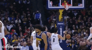 A Basketball Player With The Number 8 On His Back GIF