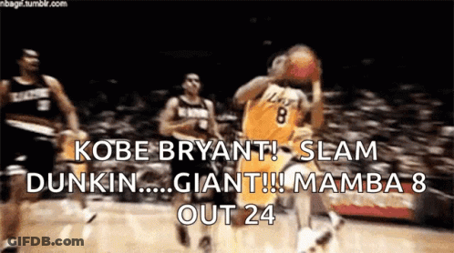 A Basketball Player With The Number 8 On His Jersey GIF