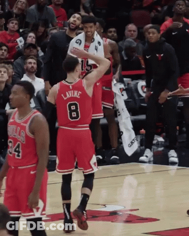 A Basketball Player With The Number 8 On Their Jersey GIF