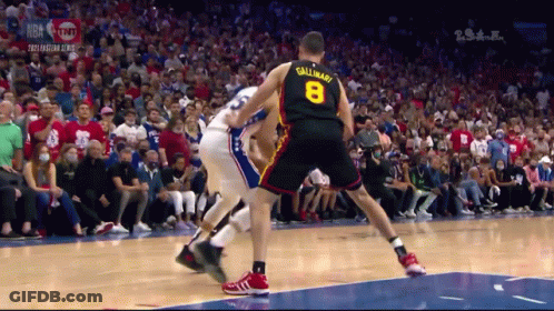 A Basketball Player With The Number 8 On Their Jersey GIF