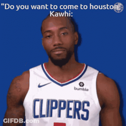 A Basketball Player With The Word Clippers On His Uniform GIF