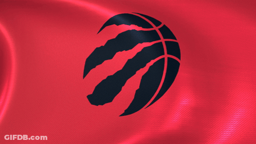 A Basketball With A Claw On It Is On A Red Cloth GIF