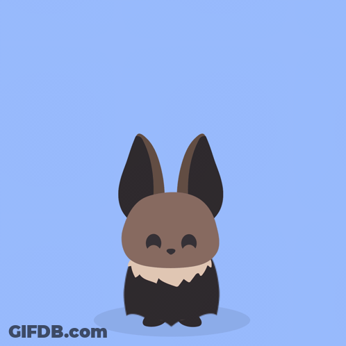 A Bat Is Flying In The Air With The Words Yippee Written Below It GIF