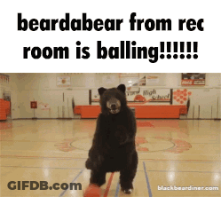 Bear Playing Basketball GIF