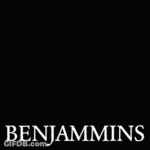 A Benjamins Poster With A Man In A Suit And Tie GIF
