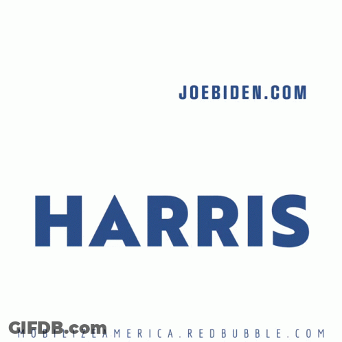 A Biden Harris Logo With The Website Joebiden.com Below It GIF