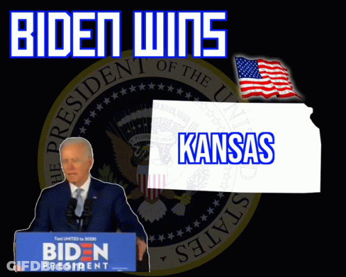 Biden Sign In Front Of US Seal GIF