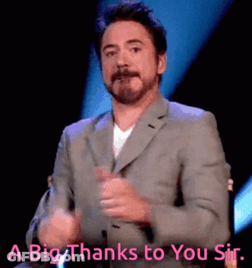 A Big Thank You Sir Thumbs Up GIF