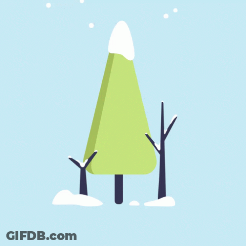 A Bird Is Perched On Top Of A Tree In A Park GIF