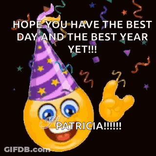 A Birthday Cake With Candles On It And The Words `` Hope You Have The Best Day And The Best Year Yet ! `` GIF