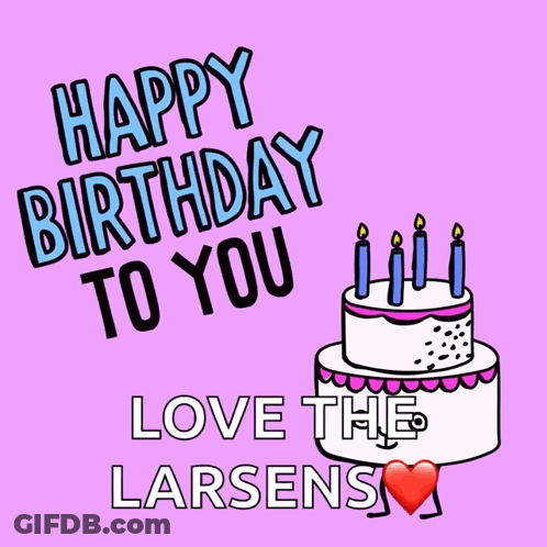 A Birthday Card That Says Happy Birthday To You GIF