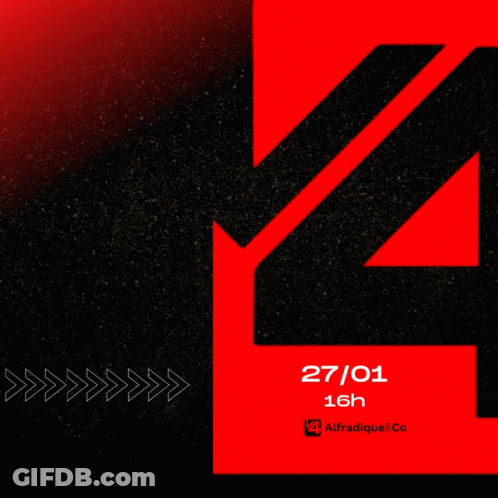 A Black And Red Poster That Says Monthly Monthly Monthly GIF