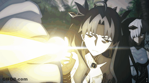A Black And White Anime Character With A Sword GIF