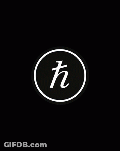 A Black And White Circle With The Letter S Inside Of It GIF
