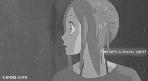 Black And White Drawing Of Boy And Girl Kissing GIF