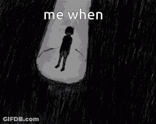 A Black And White Drawing Of A Boy Covering His Ears With His Hands . GIF