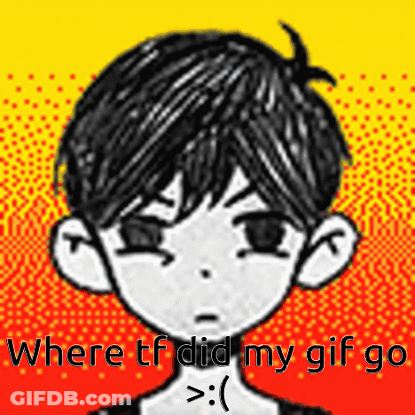 A Black And White Drawing Of A Boy With The Words Where Tf Did My Gif Go > : GIF