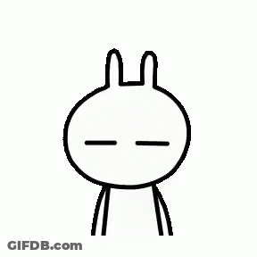 A Black And White Drawing Of A Cartoon Character With Tears Running Down His Face . GIF