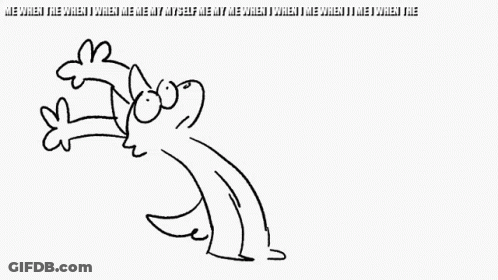 A Black And White Drawing Of A Cat With A Flower On Its Head GIF