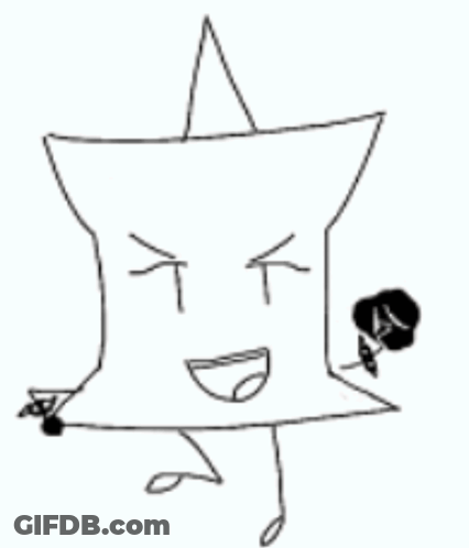 A Black And White Drawing Of A Cat With A Microphone In Its Mouth . GIF