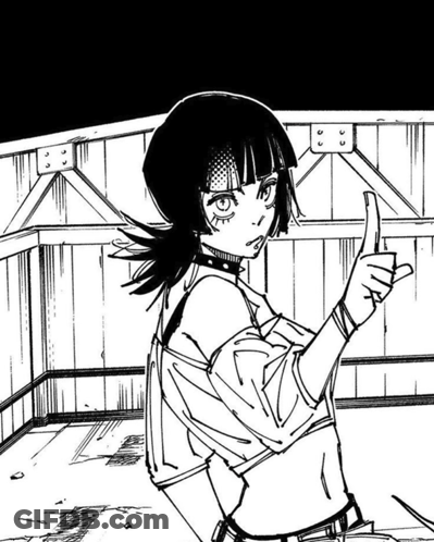 A Black And White Drawing Of A Girl With The Words " You 'Re On My Last " On The Bottom GIF
