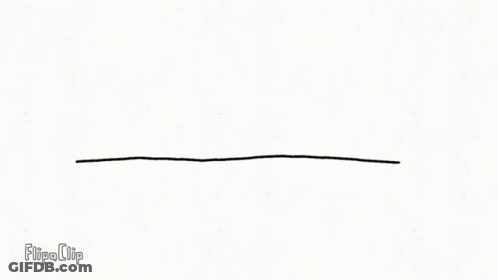 A Black And White Drawing Of A Line On A White Background GIF