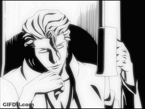 A Black And White Drawing Of A Man Holding A Bottle GIF