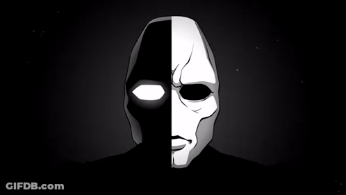 A Black And White Drawing Of A Man In A Helmet GIF