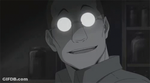 A Black And White Drawing Of A Man With Glasses GIF