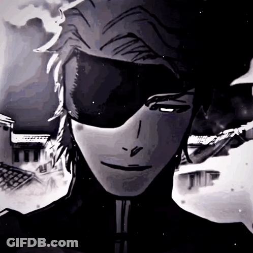 A Black And White Drawing Of A Man With Sunglasses On GIF