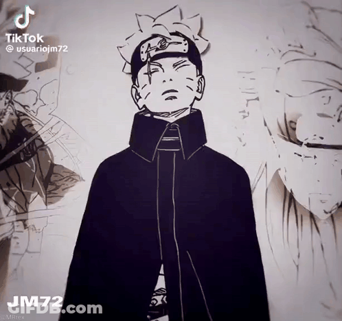 A Black And White Drawing Of A Man With The Hashtag Jm72 On It GIF