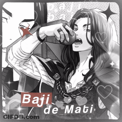 A Black And White Drawing Of A Man With The Name Baju De Mati On The Bottom GIF