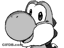 A Black And White Drawing Of A Monster With A Big Mouth And Sharp Teeth GIF